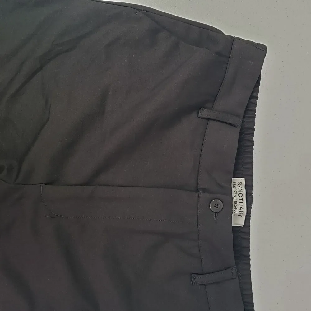 Sanctuary Men's Slim-Fit Pants Size XXL Active Trouser Black NWT - Picture 8 of 14